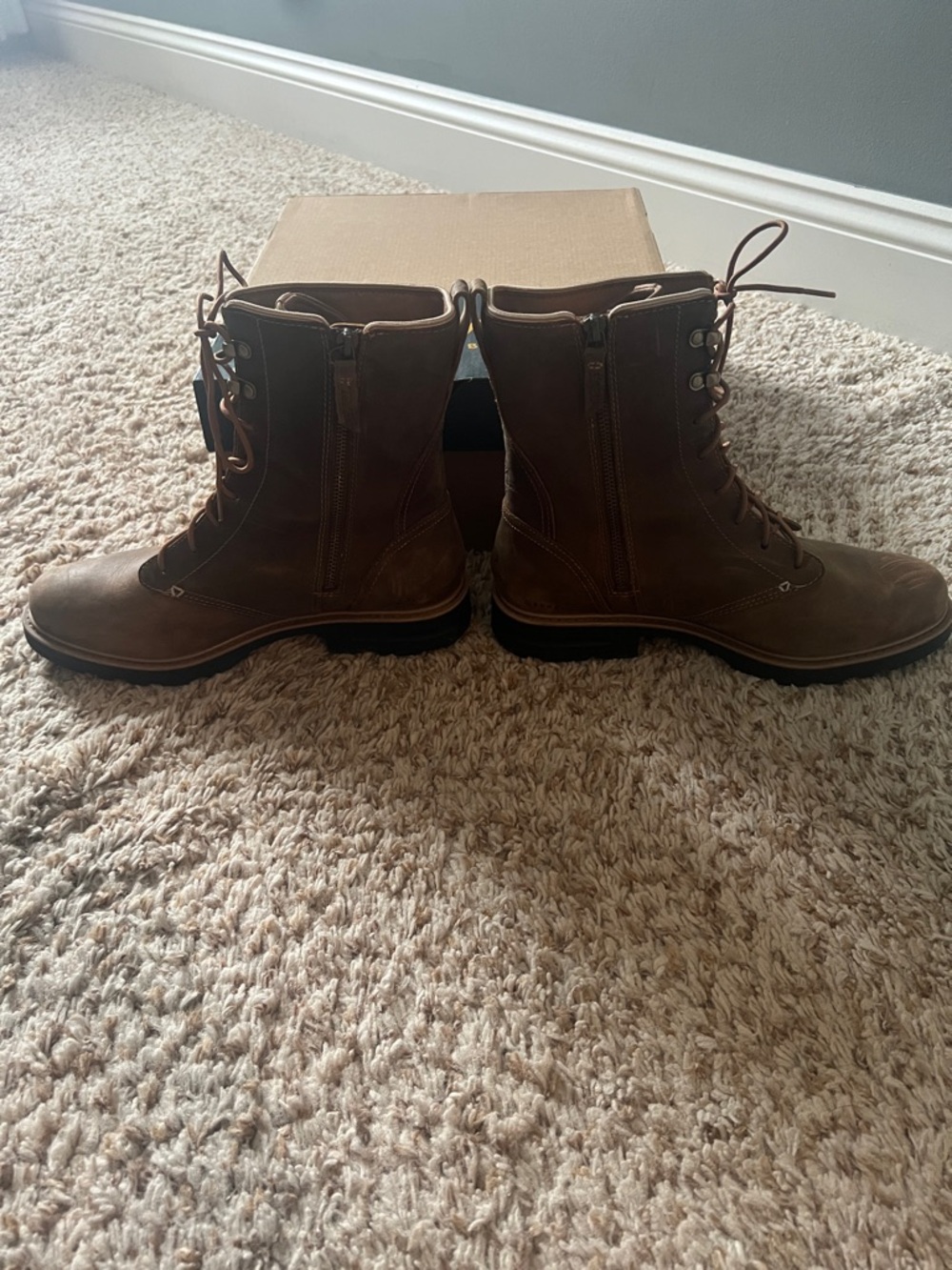 TEVA Women's Rowena Lace Boot Honey Brown Size 10 - Picture 11 of 13